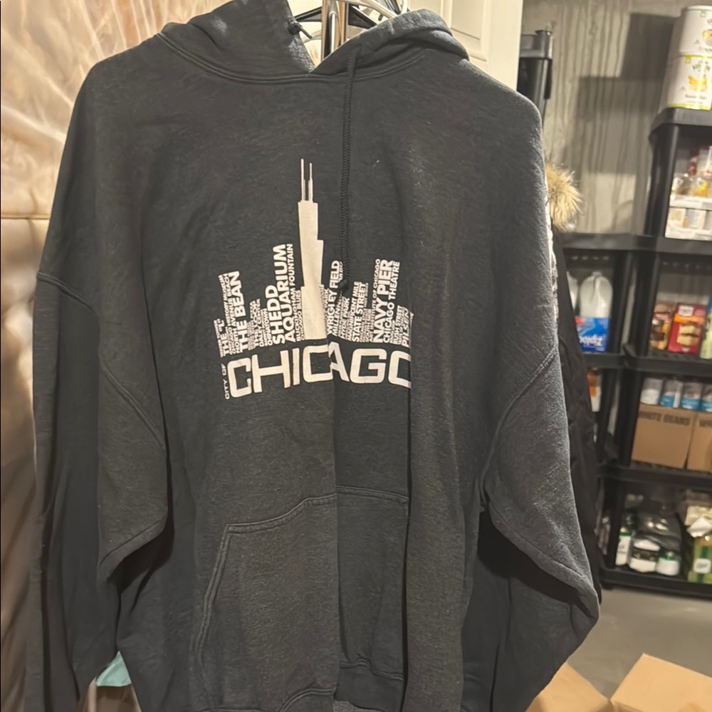 Gildan Charcoal Hoodie
